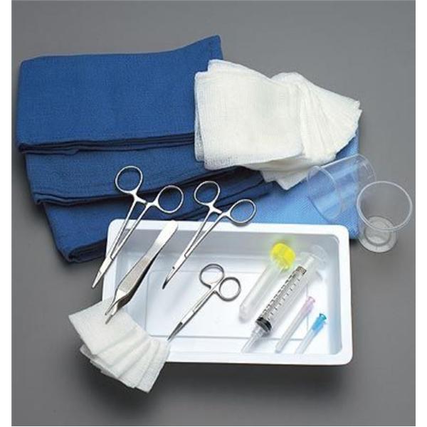 Tray Laceration Minor A With 10 Gauze Sponges 4x4\